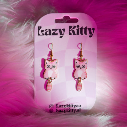 Swinging Kitty Pink