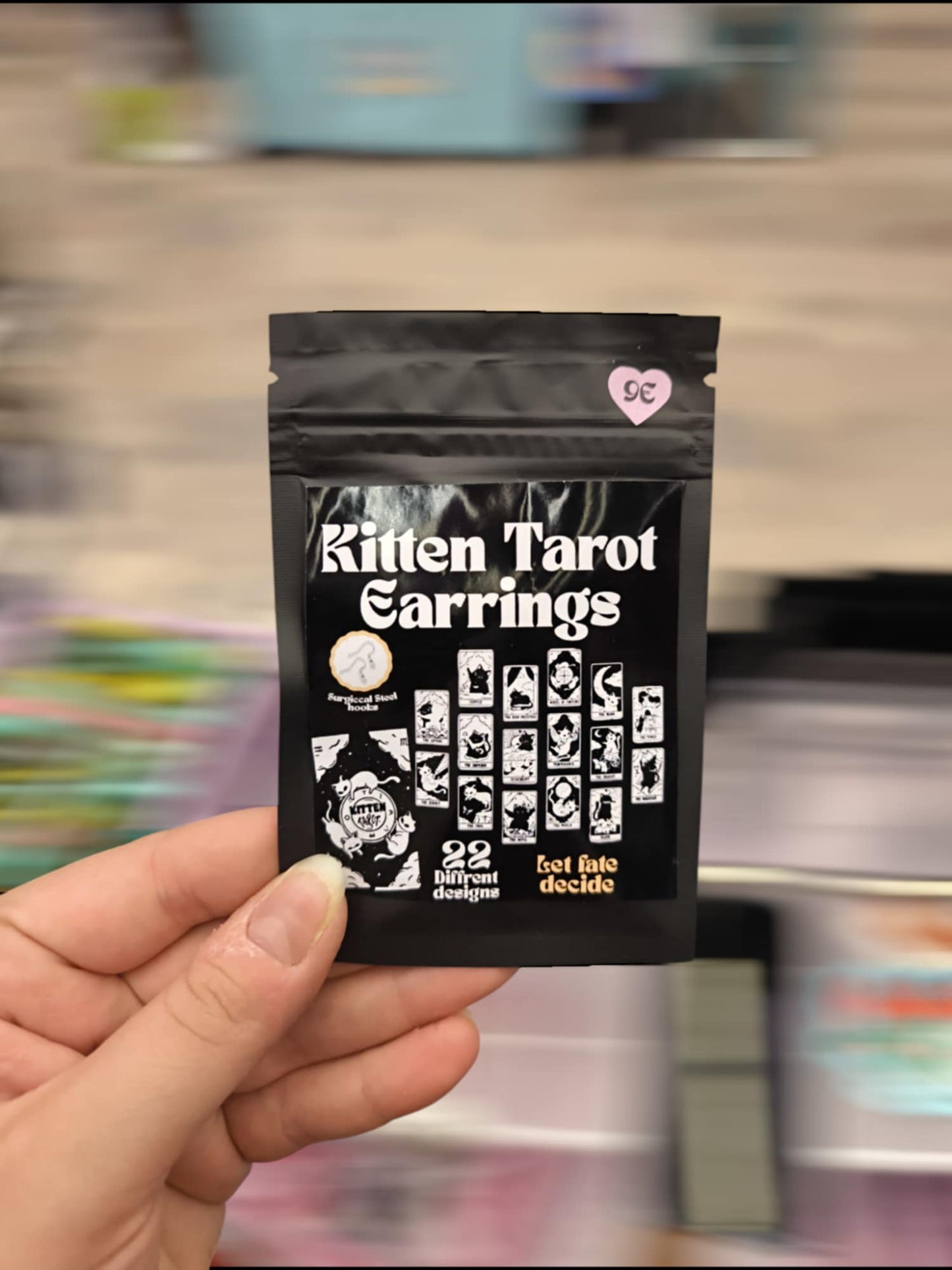 Kitten Tarot Uhani - Blind Bag